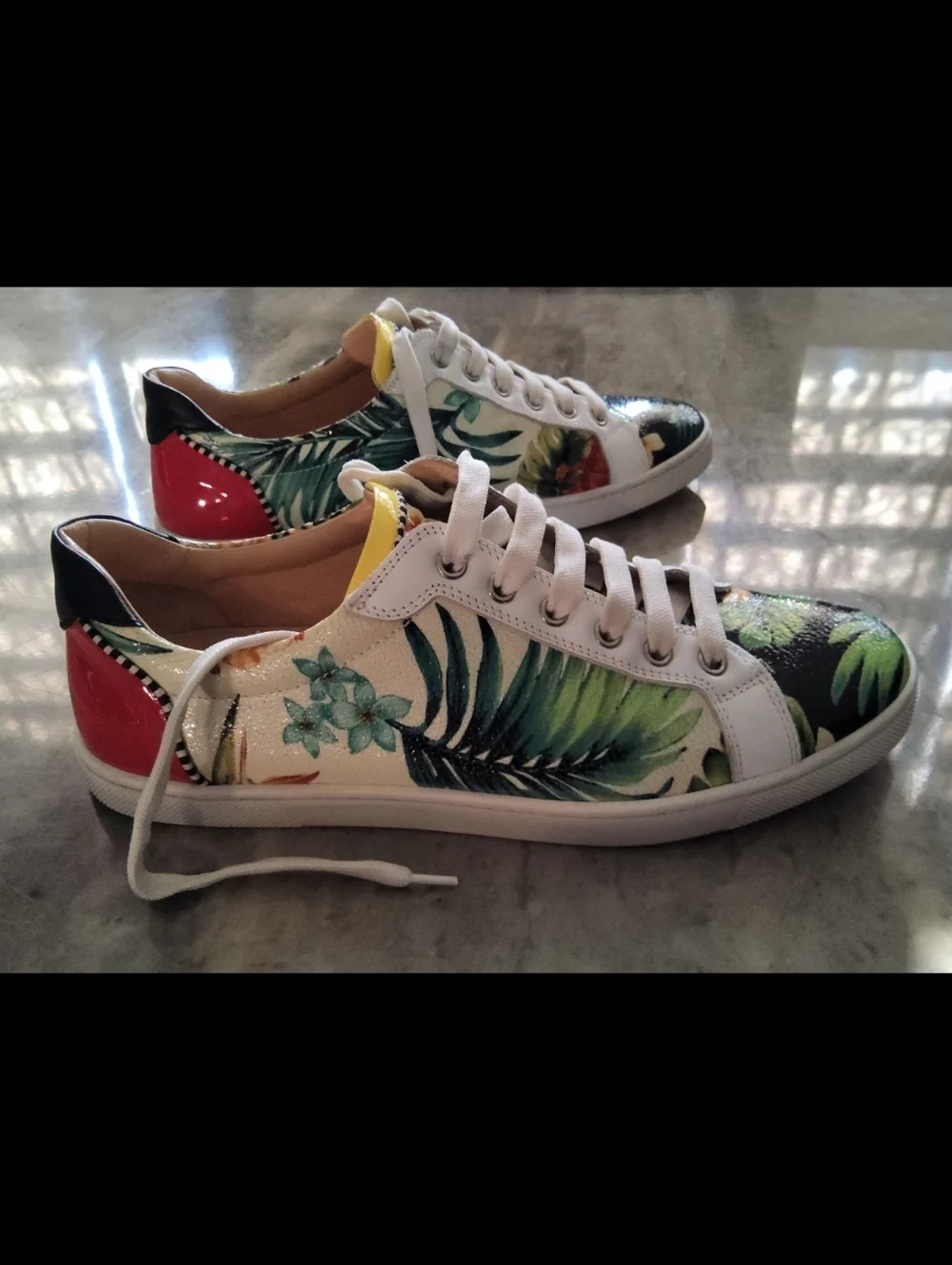 Christian Louboutin Floral Sneakers 🤩🤩🤩
women's size EU.40 | US.9–9.5 - Picture 11 of 16